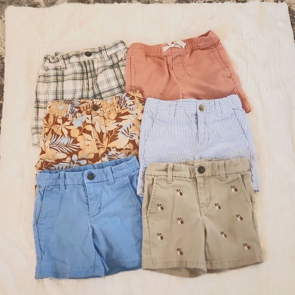 Janie and Jack Boys Shorts Size 2 Toddler Bundle - Picture 1 of 5